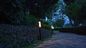 2019 تصميم بسيط الألومنيوم للماء في الهواء الطلق الصمام أضواء الحديقة مسار الليل المزود
